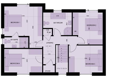 Floorplan 2 of Type B, Coastlands, Ballyhalbert, Shore Road, Ballyhalbert