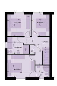 Floorplan 2 of Type C, Coastlands, Ballyhalbert, Shore Road, Ballyhalbert