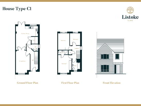 Floorplan 1 of Current Phase: Sold Out Type C1, Listoke Elms - Sold Out, Ballymakenn...Drogheda