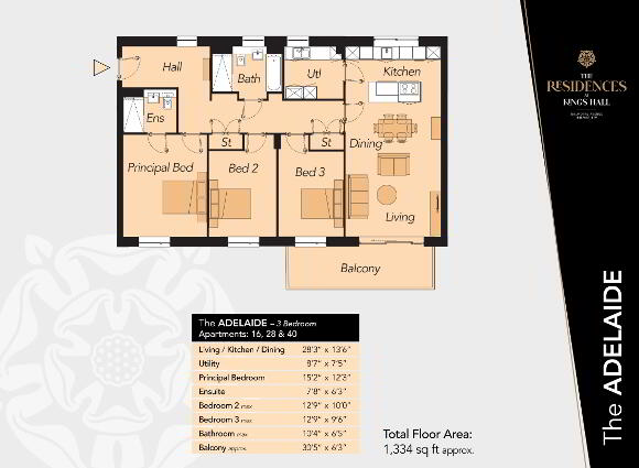 The Adelaide, The Residences At Kings Hall, Balmoral Avenue, Belfast Bt9 photo