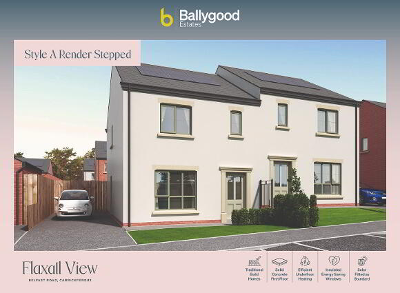 Style A (Render - Stepped), Flaxall View, Belfast Road, Carrickfergus, BT38 8BX photo