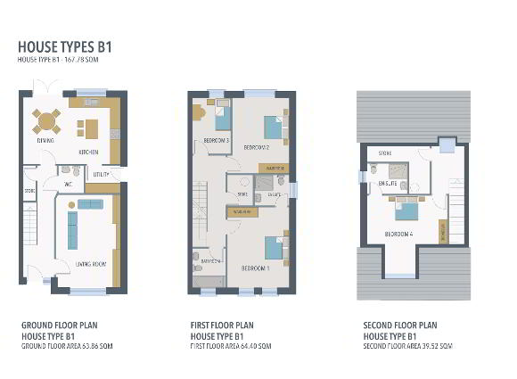 House Type B1, 4 Bed End Townhouse, Boann Weir, Boyne Road, Boyne Road, Navan photo