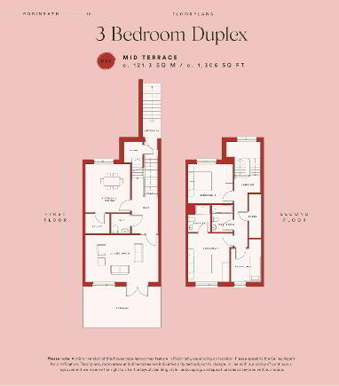 Floorplan 1 of 3 Bed Duplex, Robinrath, Navan, Navan