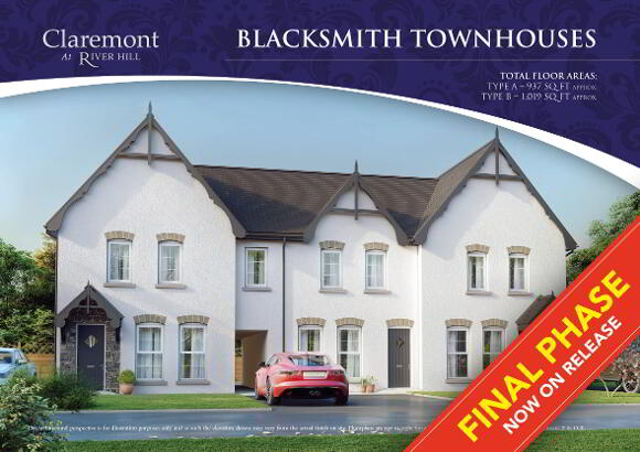 Photo 1 of Blacksmith Townhouse (Type A), Claremont At River Hill, Bangor Road, Newtownards