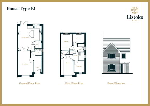 Floorplan 1 of Current Phase: Sold Out Type B1, Listoke Elms - Sold Out, Ballymakenn...Drogheda