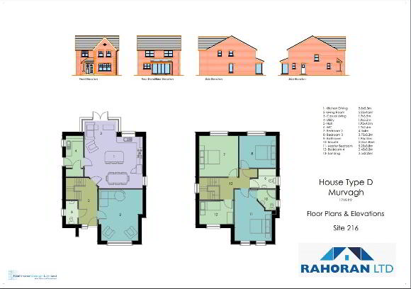 Floorplan 1 of Murvagh, The Manor Fairways, Fivemiletown