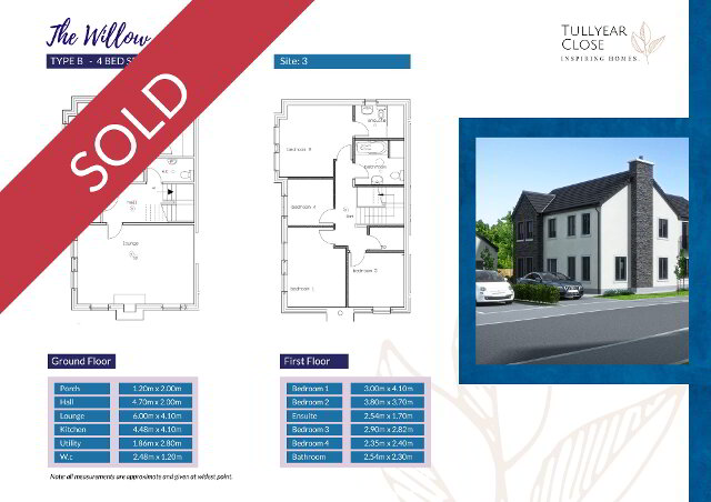 Floorplan 1 of The Willow, Tullyear Close, Rathfriland Road, Banbridge