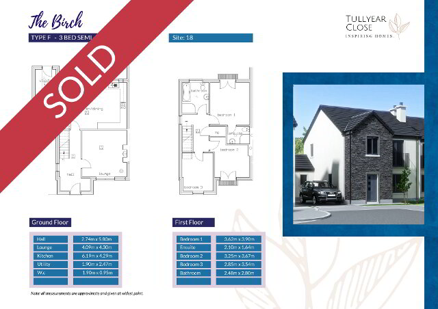 Floorplan 1 of The Birch, Tullyear Close, Rathfriland Road, Banbridge