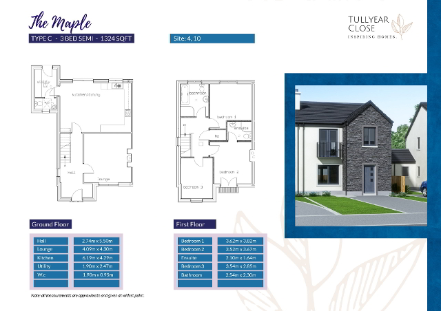Floorplan 1 of The Maple, Tullyear Close, Rathfriland Road, Banbridge