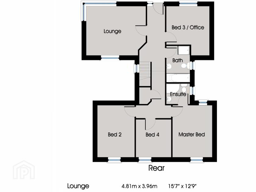 Floorplan 1 of Foxglove With Solar Panels, Primrose Hill, Tandragee Road, Gilford