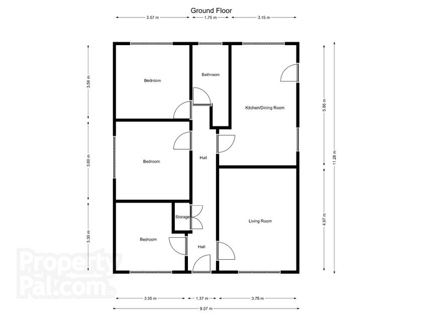 Floorplan 1 of 43 Thorn Heights, Old Newry Road, Banbridge