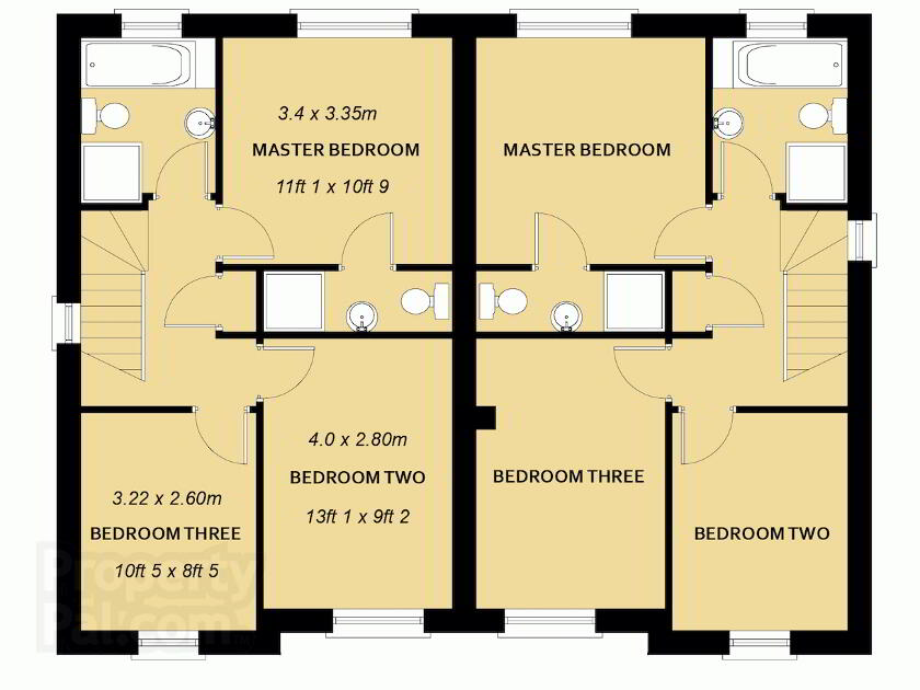 Floorplan 2 of The Thompson, Hillcroft, Hunters Hill Road, Gilford