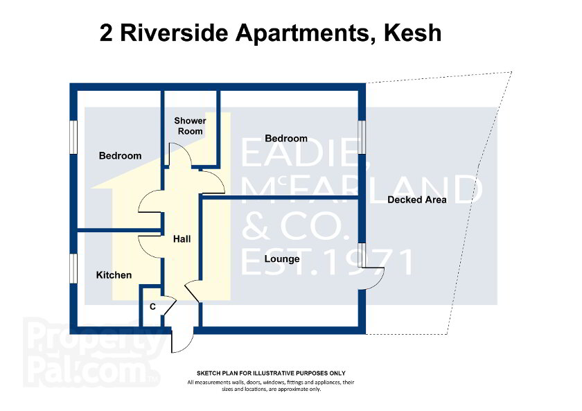 Floorplan 1 of 2 Riverside Apartments, 3a Main Street, Kesh