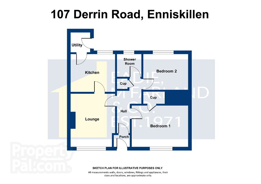 Floorplan 1 of 107 Derrin Road, Enniskillen
