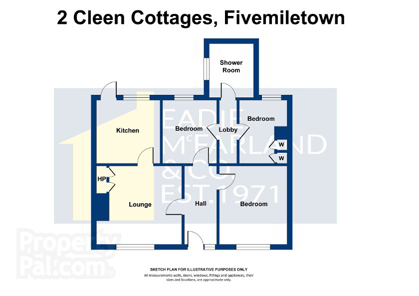 Floorplan 1 of 2 Cleen Cottages, Fivemiletown