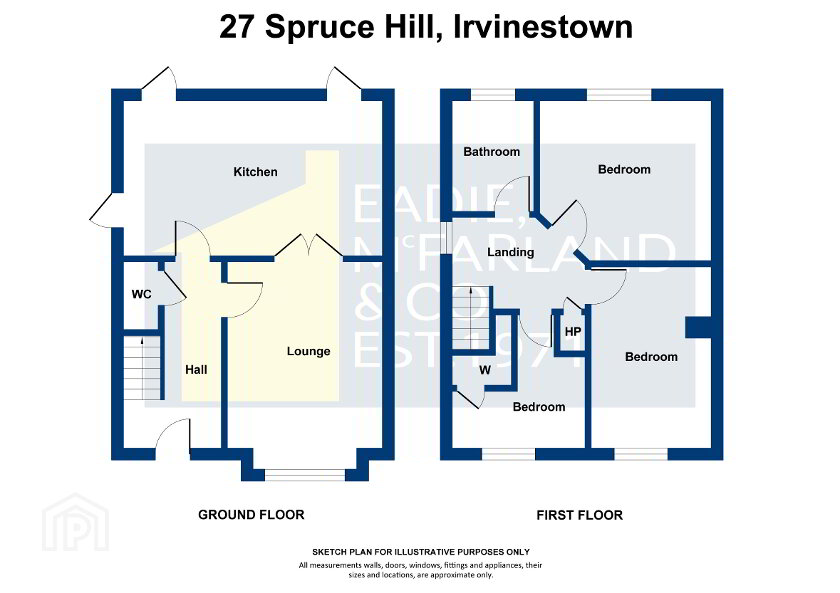 Floorplan 1 of 27 Spruce Hill, Irvinestown