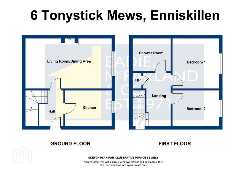 Floorplan 1 of 6 Tonystick Mews, Enniskillen