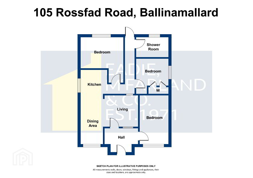 Floorplan 1 of 105 Rossfad Road, Ballinamallard