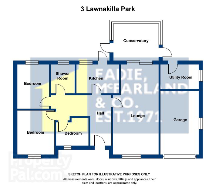 Floorplan 1 of 3 Lawnakilla Park, Enniskillen
