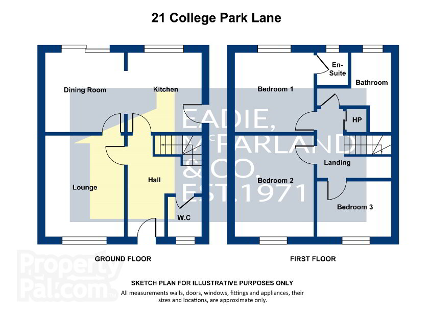 Floorplan 1 of 21 College Park Lane, Enniskillen