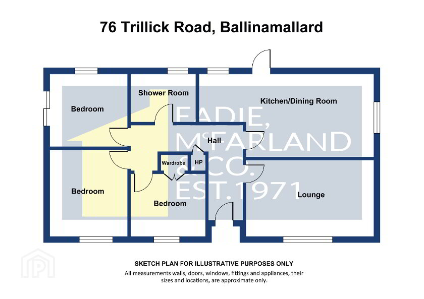 Floorplan 1 of 76 Trillick Road, Ballinamallard