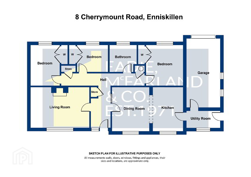 Floorplan 1 of 8 Cherrymount Road, Drumcoo, Enniskillen