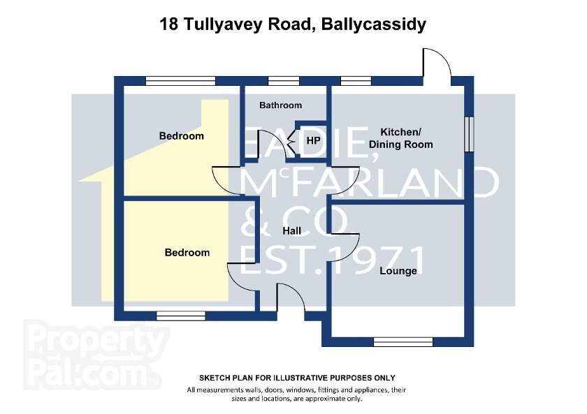 Floorplan 1 of 18 Tullyavey Road, Ballycassidy, Enniskillen