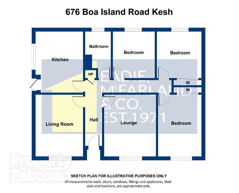 Floorplan 1 of 676 Boa Island Road, Kesh