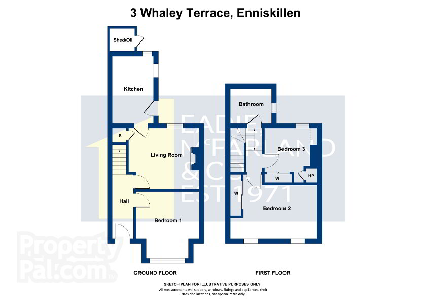 Floorplan 1 of 3 Whaley Terrace, Enniskillen