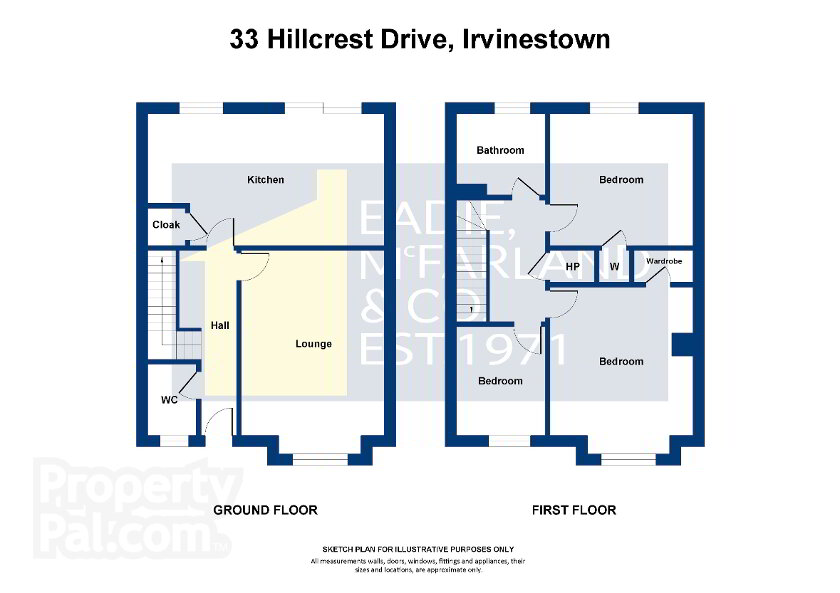 Floorplan 1 of 33 Hillcrest Drive, Irvinestown