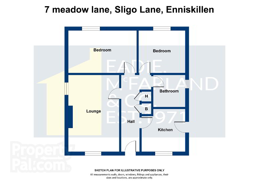 Floorplan 1 of 7 Meadow Lane, Enniskillen