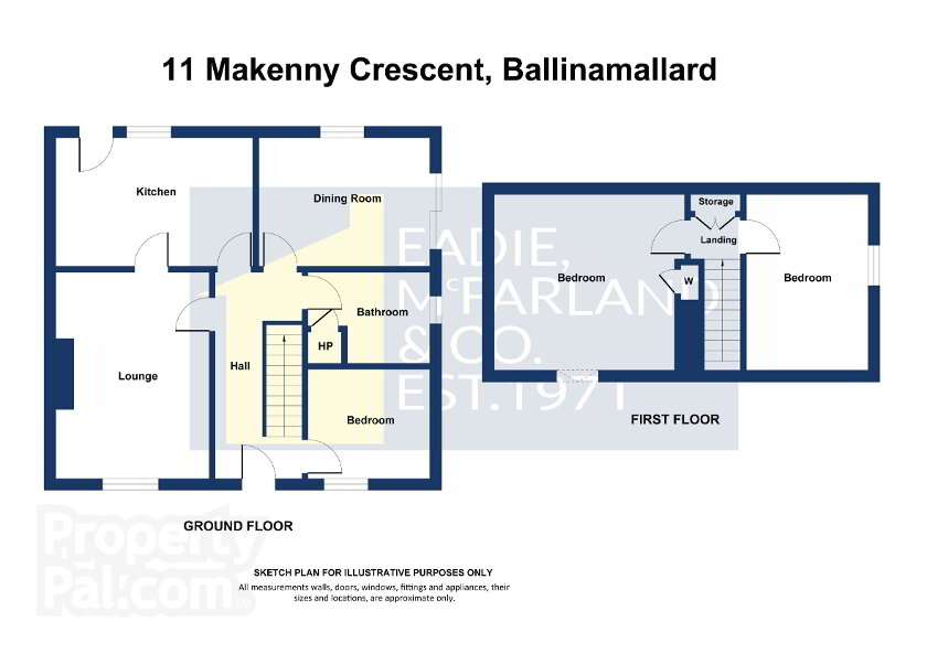 Floorplan 1 of 11 Makenny Crescent, Ballinamallard