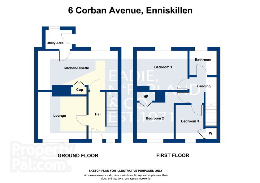 Floorplan 1 of 6 Corban Avenue, Enniskillen