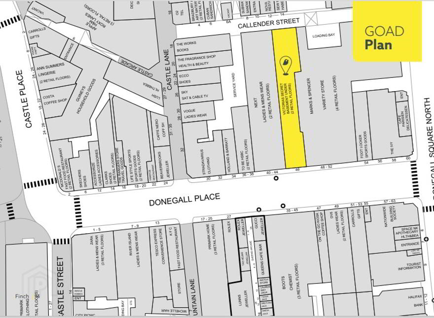 Lower Ground Floor, 46 Donegall Place, Belfast, BT1 5BB