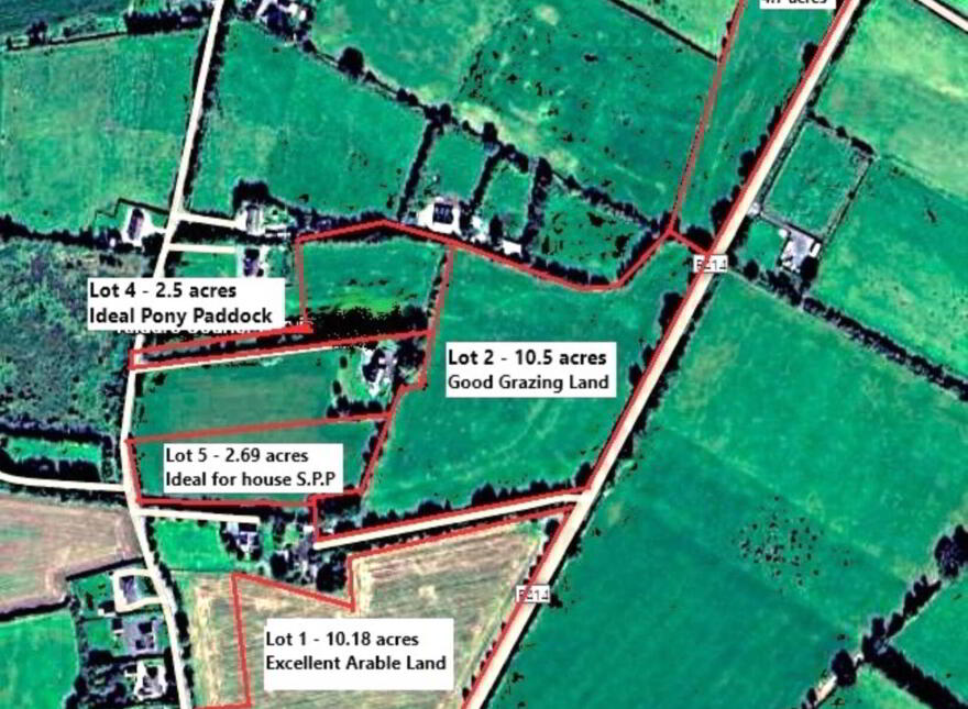 30.6 Acres, Good Land, Mountrice, Monasterevin, W34X050