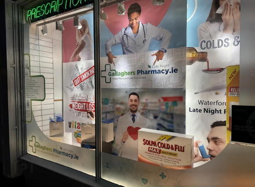 Gallaghers Pharmacy, 29 Barrondstrand Street, John Roberts Squa...Waterford City, X91W68E