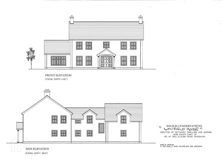 LOWFIELD HOUSE, 160m SE Of 47 Ballylough Road, Donaghcloney, Banbridge, BT66 7PQ