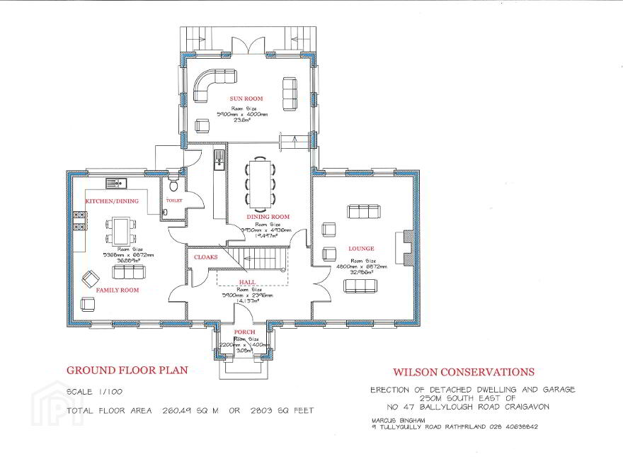 HIGHFIELD COTTAGE, 250m SE Of 47 Ballylough Road, Donaghcloney, Banbridge, BT66 7PQ