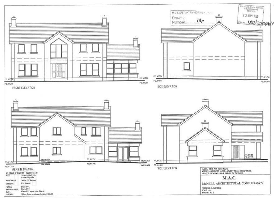 Site 60m SW Of, 56 Shillanavogy Road, Broughshane, Ballymena