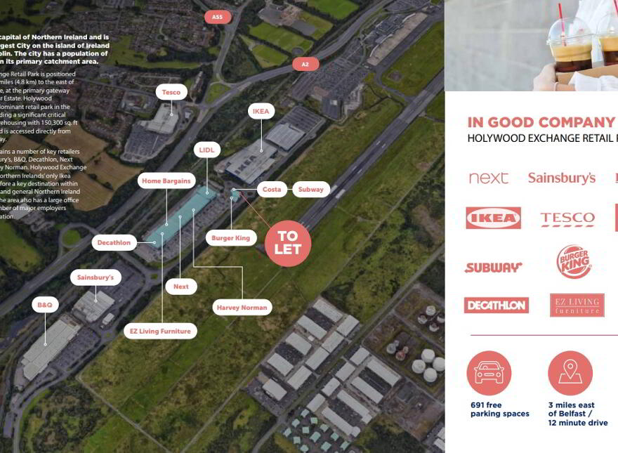 Holywood Exchange Retail Park, Holywood Exchange, Belfast, BT3 9EJ