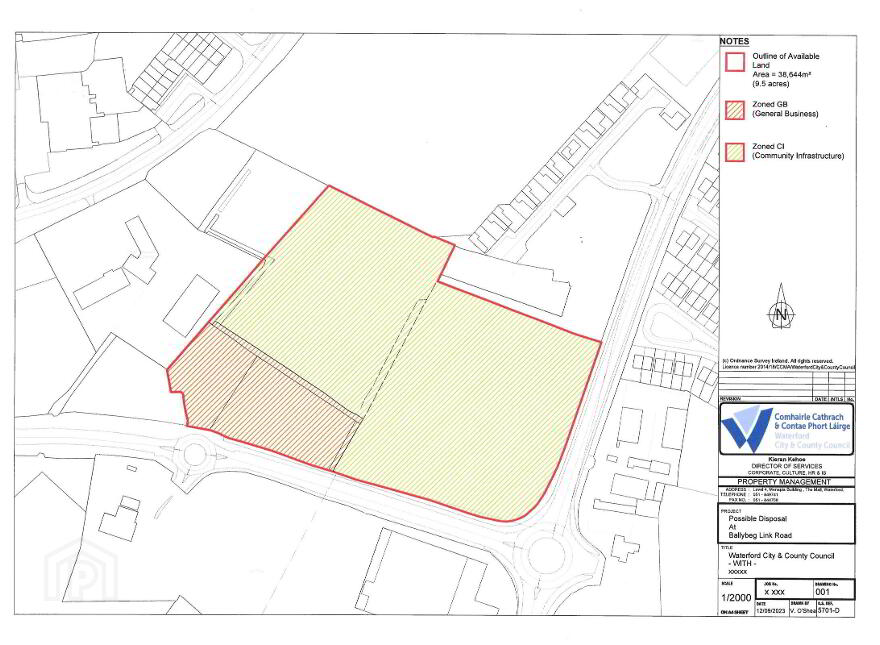 1.75 Acre Development Site, Ballybeg Link Road, Waterford City