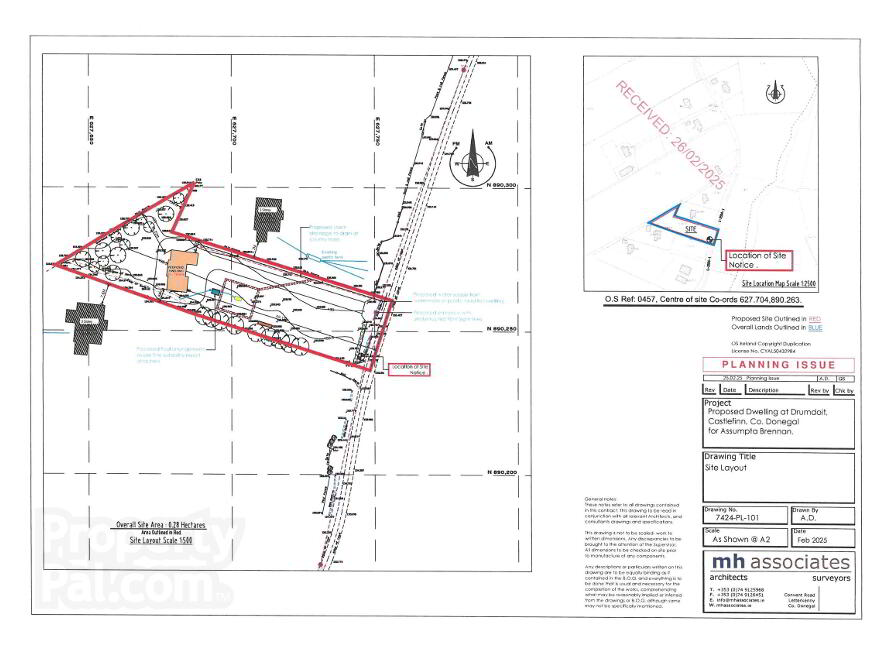 Site, For Sale With Full Planning Permission, At Drumdoit, Castlefinn photo