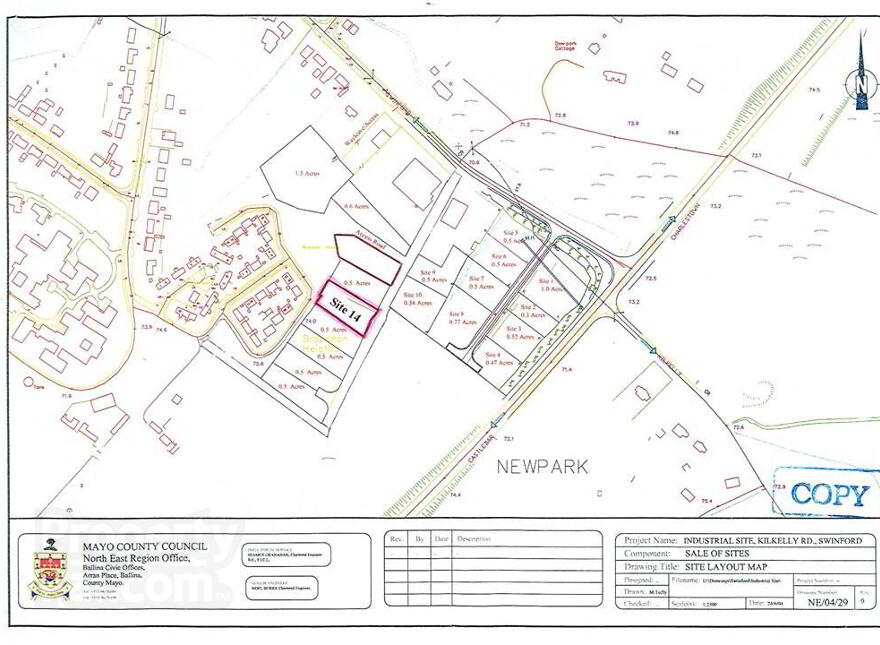 0.2 Hectare (0, 5 Acre) Prime Commercial Site, No. 14 Swinford Indust...Swinford photo