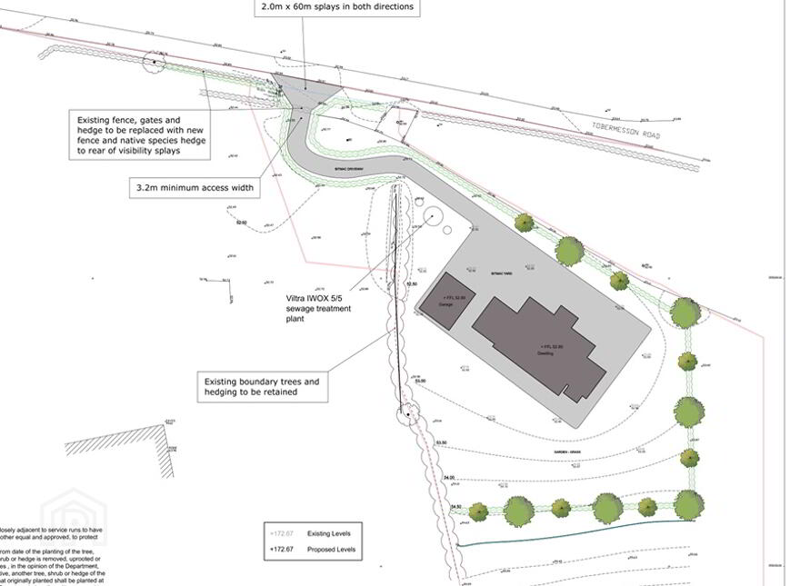 215m To The West Of No, 12 Tobermesson Road, Benburb, Dungannon, BT71 7QE