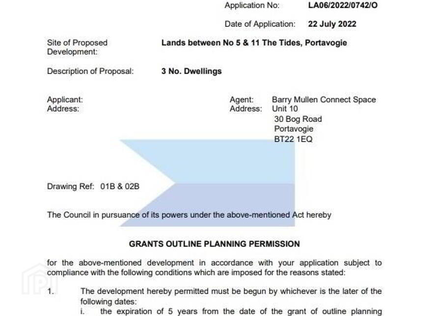 Site With OPP, 5 - 11 The Tides, Portavogie, BT22 1SF