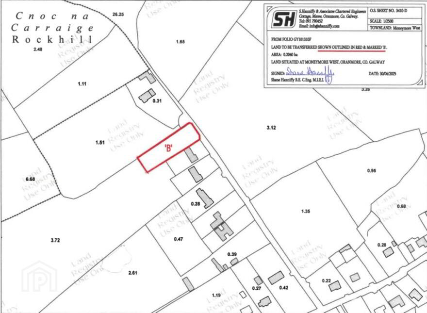 Moneymore, West, Oranmore