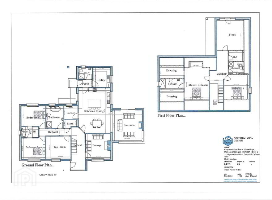 Two, Infill Sites Between 7 & 11 Killynure Road West, C, Belfast, BT8 8EA