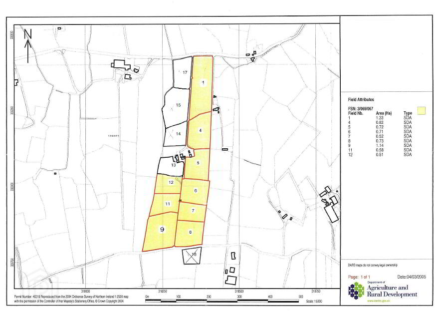 Approximately 15 Acres Of Agricultural Land, Tamary Hill Road, Rathfriland, BT34 5DS