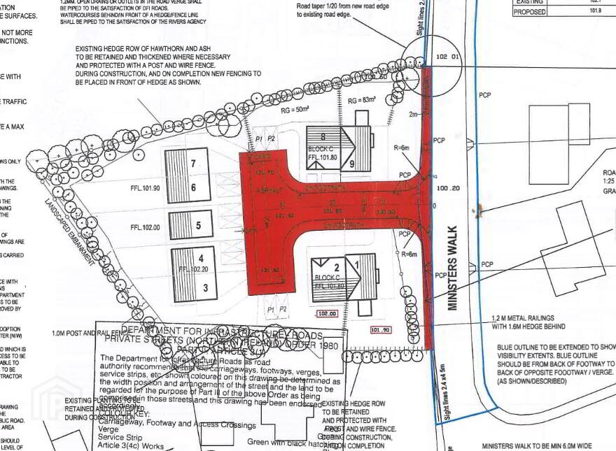Development Land With FPP For 9 Units, Ministers Walk, Moneymore, Magherafelt, BT45 7QE