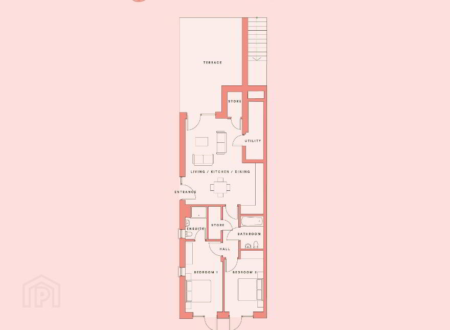 2 Bedroom Own Door Apartment, Robinrath, Navan, Navan photo